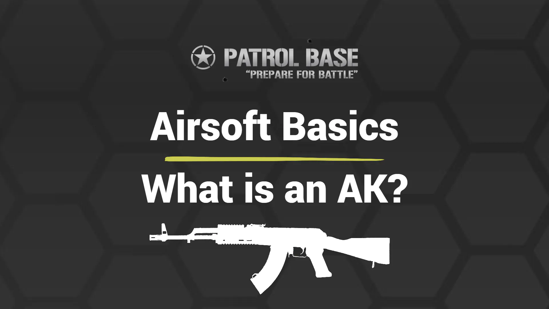 Airsoft Basics What Is An AK Patrol Base UK